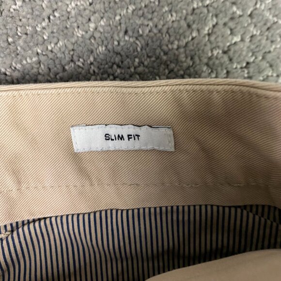 Peter Manning Slim Fit Chino Pants Men's 29 x 27 Measures 29 x 26 Khaki Cotton - Picture 6 of 12